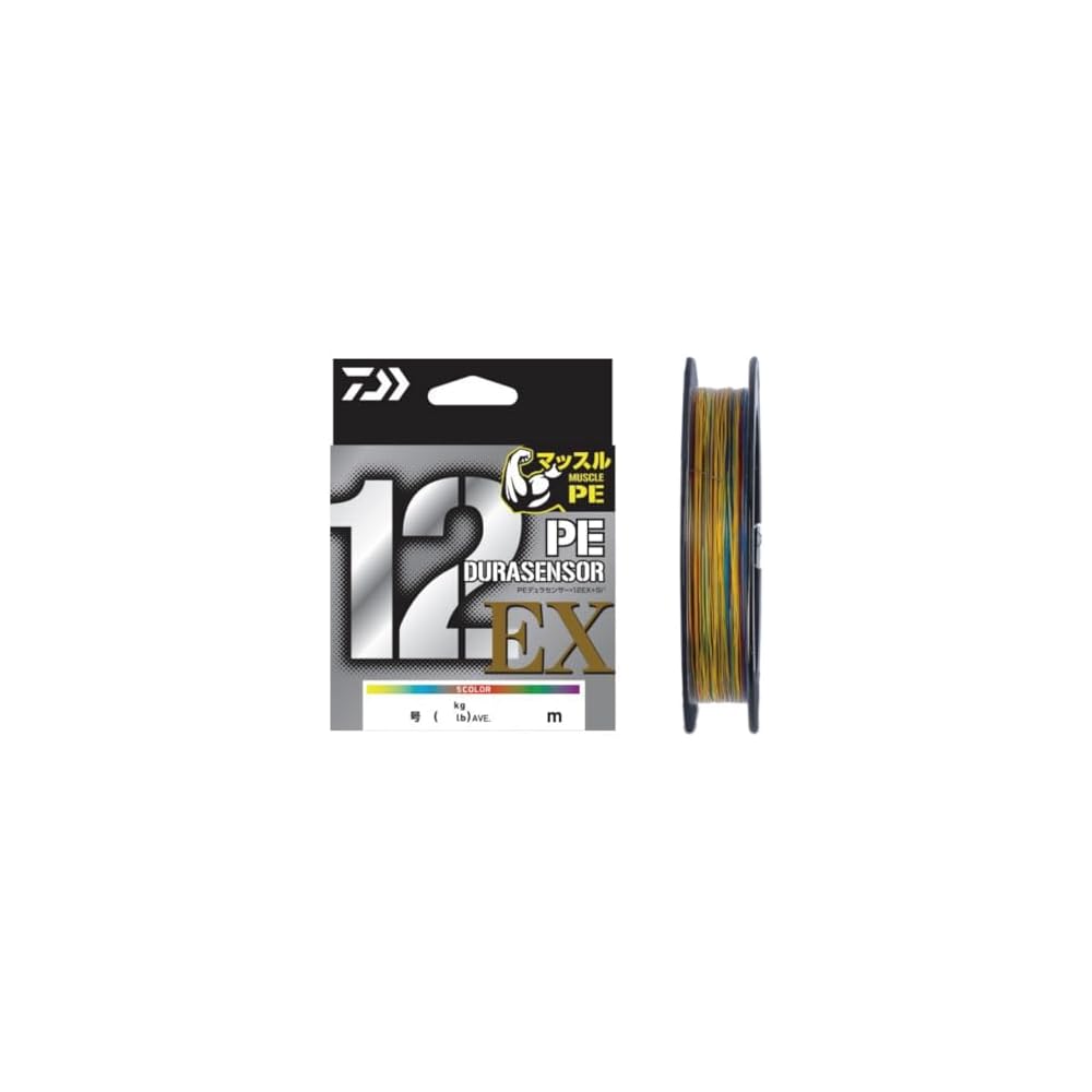 Daiwa PE Line 12-Strand PE Duracensor x12EX 5C5-300 Fishing Line 300m