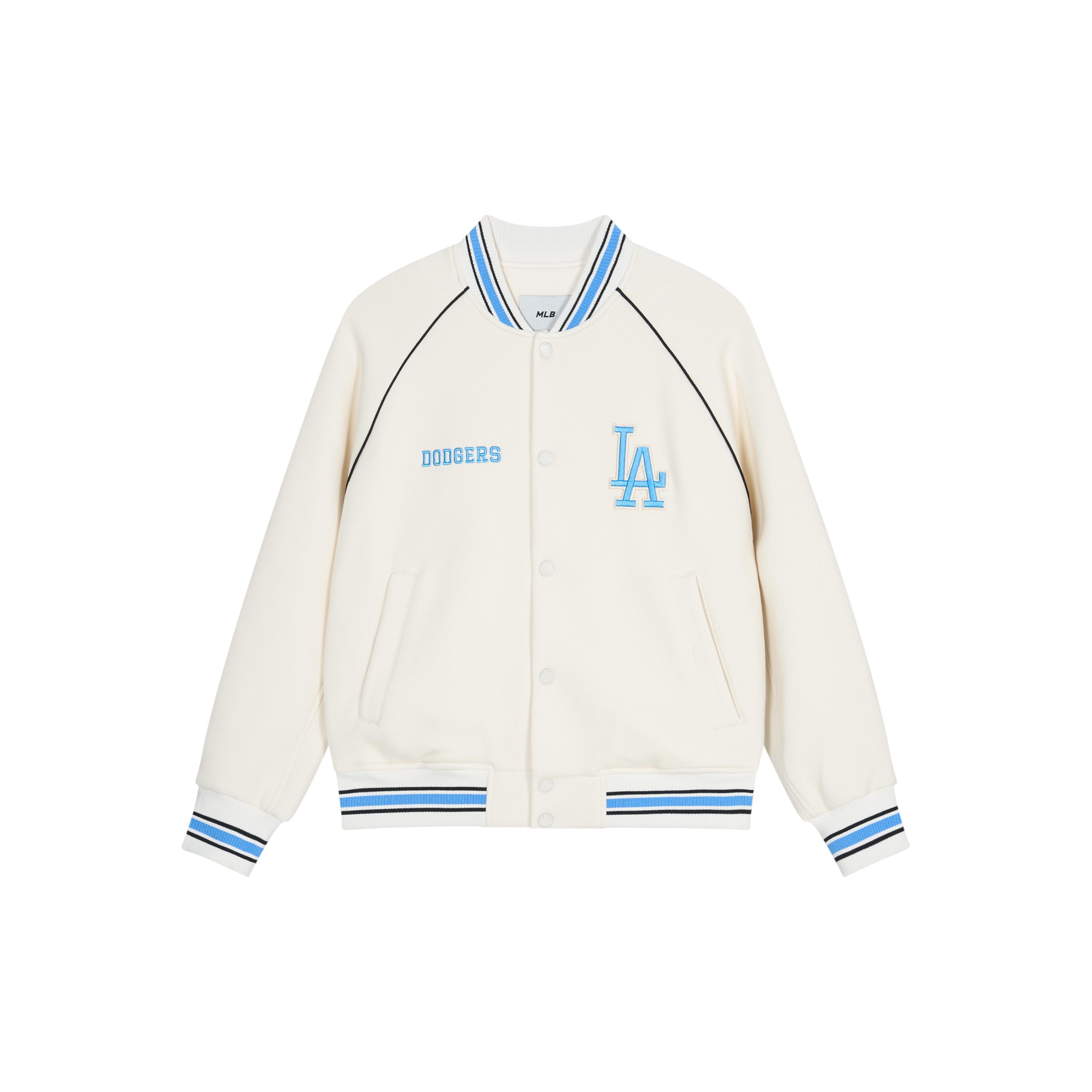 

New MLB SS24 Baseball Jacket Unisex White 3AJPV0841-07CRD L