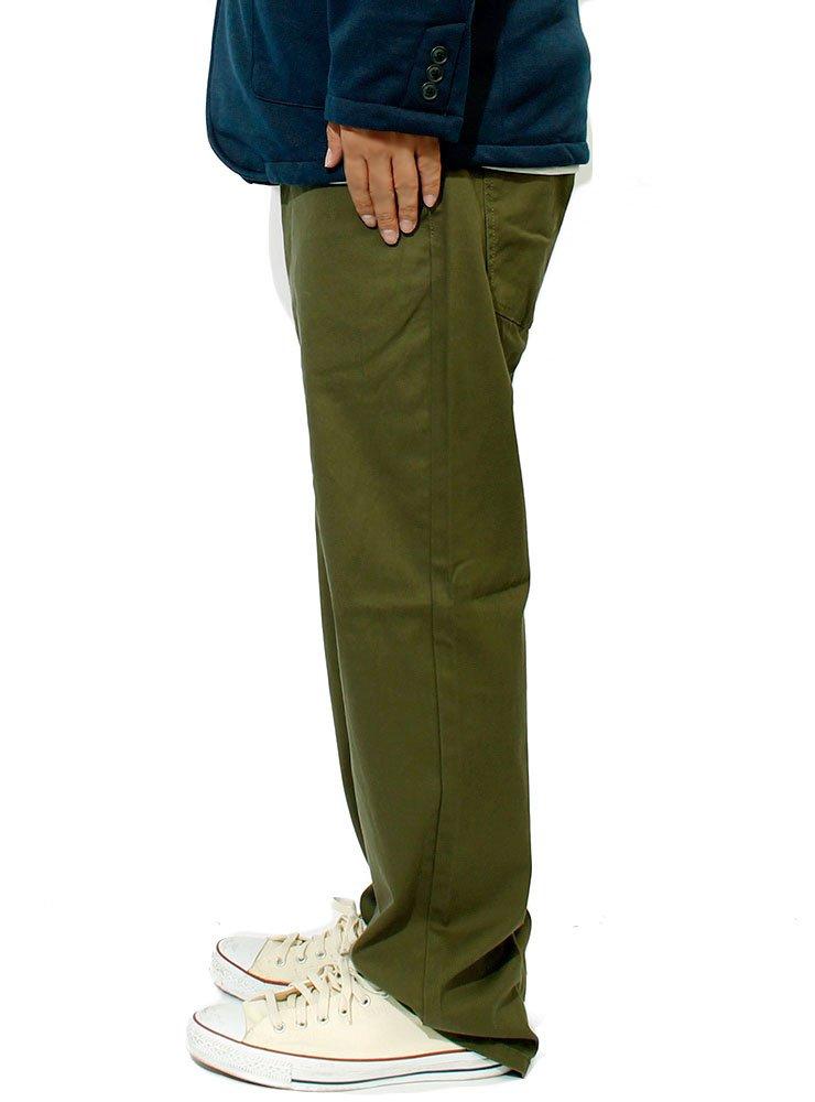 One Colors Men's Chino Pants, Plus Size, Stretch, Relaxed, Straight, Military Style, Cropped, 3/4 Length, Size 94, Khaki
