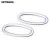 For Renault Koleos 2016-  Matte Front Door Side Turning Signal Warning Light Lamp Cover Trim Molding Inner Accessories