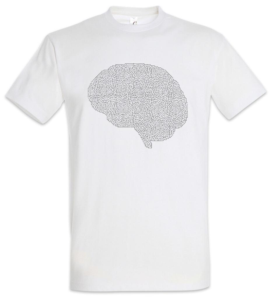 Brain Maze T-Shirt Mens Womens Tees Top Labyrinth Mystic Hypnosis Hypnotize Spiral Symbol Circle