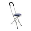Faltbarer Dreibein-Gehstock mit Hocker für Outdoor-Reisen und Trekking