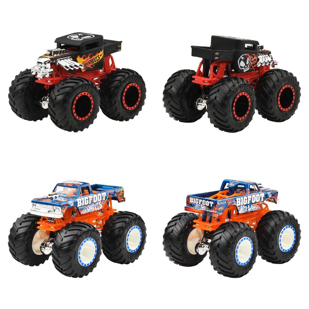 Hot Wheels Monster Truck Assorted Vehicle Mini Ages 164 Toys, Cars, 8-Car Box, 3+, Multi-Purpose, 983J-FYJ44