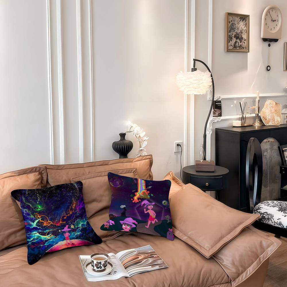 The M-Midnight Gospel Cushion Cover Decorative Pillow Sofa Home Decor Case Pillow Cases