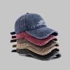 Hat Men's Washed Denim Grey Baseball Cap Cap Women's New Spring and Autumn Summer