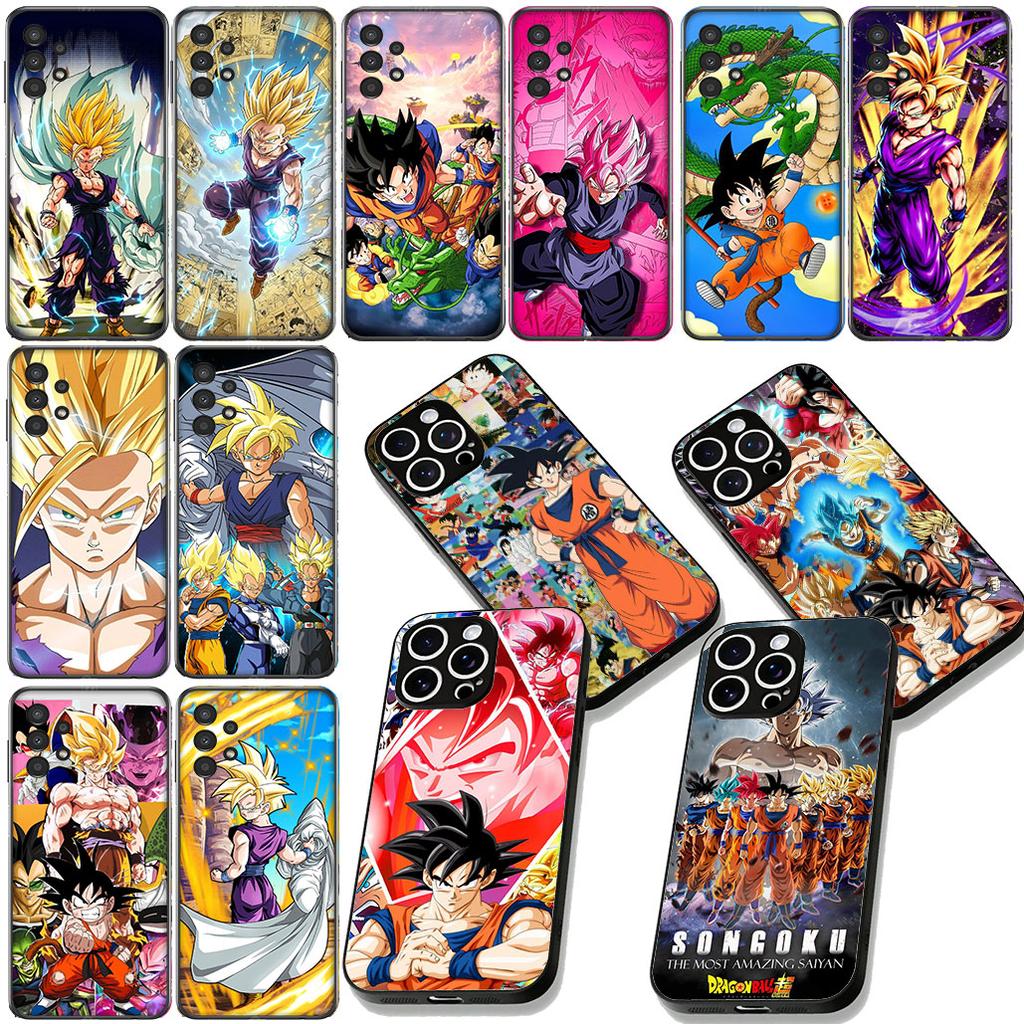 Gokus Son Dragons Balls Z Gohan Phone Case for Samsung Galaxy S22 S21 S20 FE Ultra Plus A35 A36 A37 A33 A34 A04 A71 Cover Casing