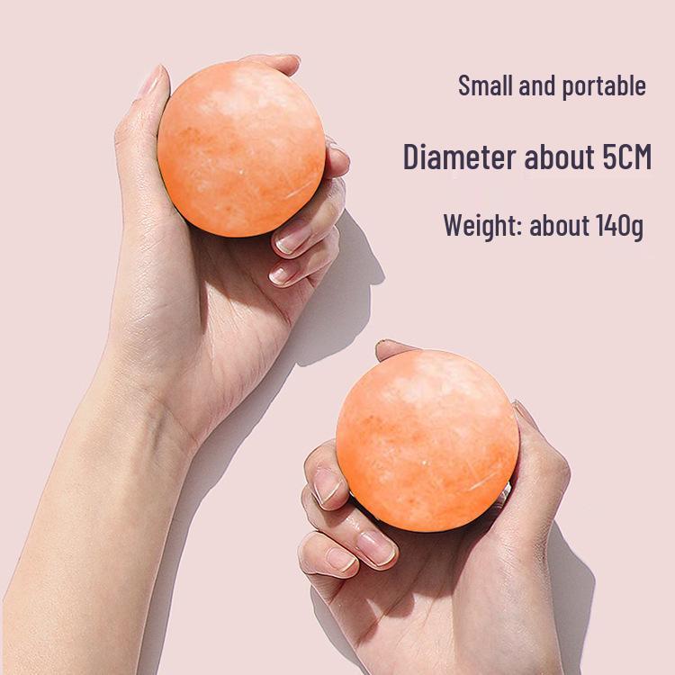 Himalayan Salt Hot Compress Ball - Pure Natural Rock Salt Stone Soap
