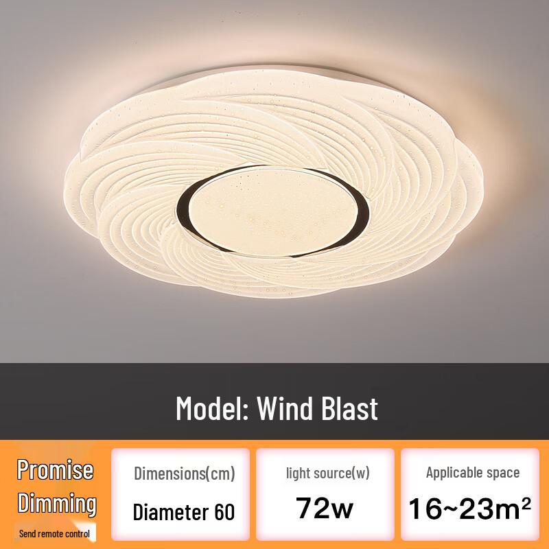 UOSU 96W Round Dimmable LED Ceiling Light