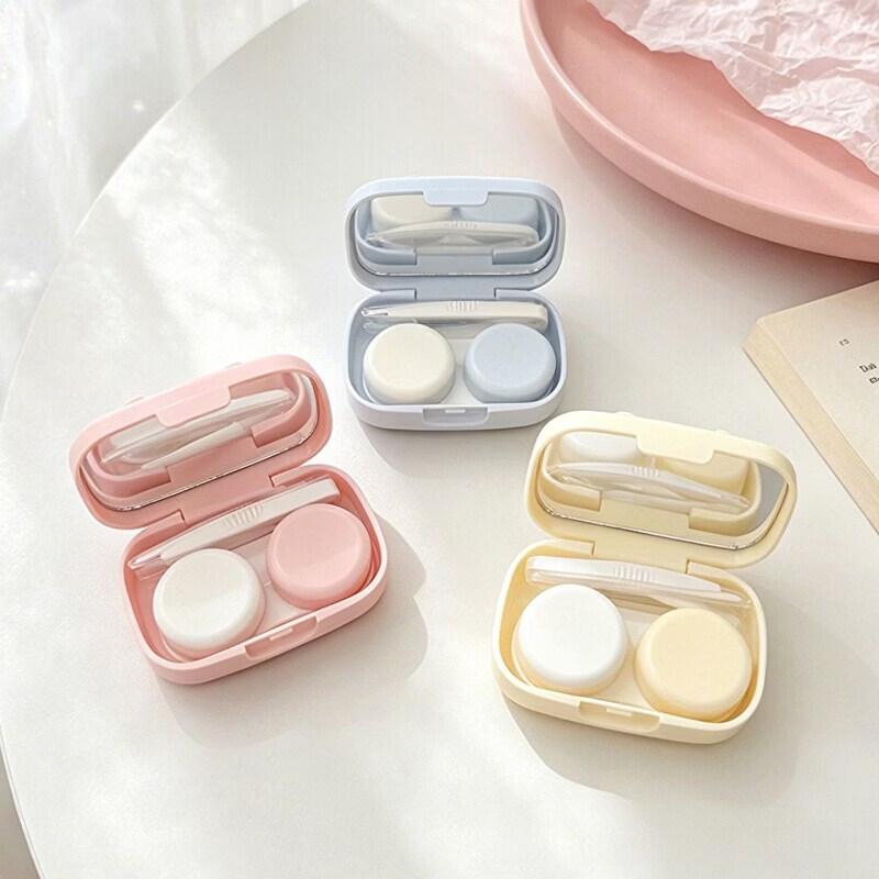 Cute Ins Style Frying Pan Contact Lens Case