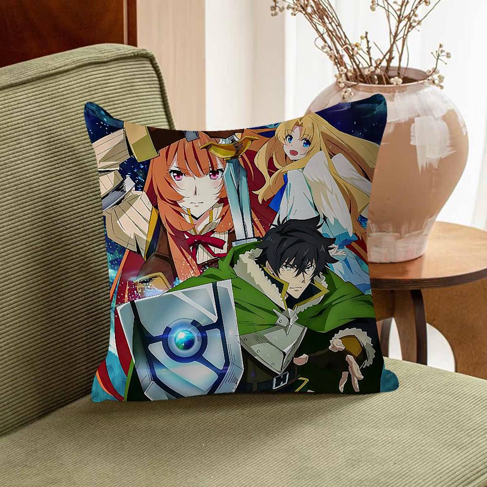 The Rising Of The Shield Hero Pillow Cover Design Cushion Cover Decor Holiday Decorati