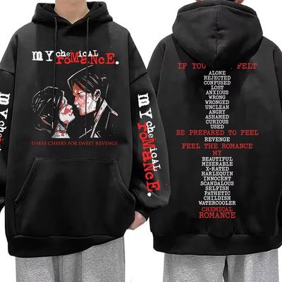 2026 Famous My Chemical Romance Zespół Three Cheers for Sweet Revenge Bluza Mężczyźni Kobiety Rock Punk Emo Retro Bluza Męska Moda Bluzy