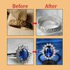 Jewelry Cleaner Solution for Gold Watches Diamond Rings Remove Tarnish Rust Dirt Cleaning Liquid for Necklaces Earrings