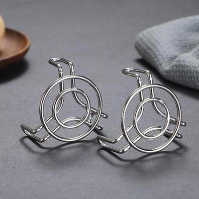 Mini Round Steamer Rack Stainless Steel Pot Trivet Small Steaming Pot Pan Cooking Stand for Cooking Baking Steaming