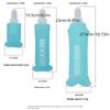 Folding Water Bottle Tpu Collapsible Soft Flask Outdoor Sport Hiking Camping Running Portable Soft Water Bottle