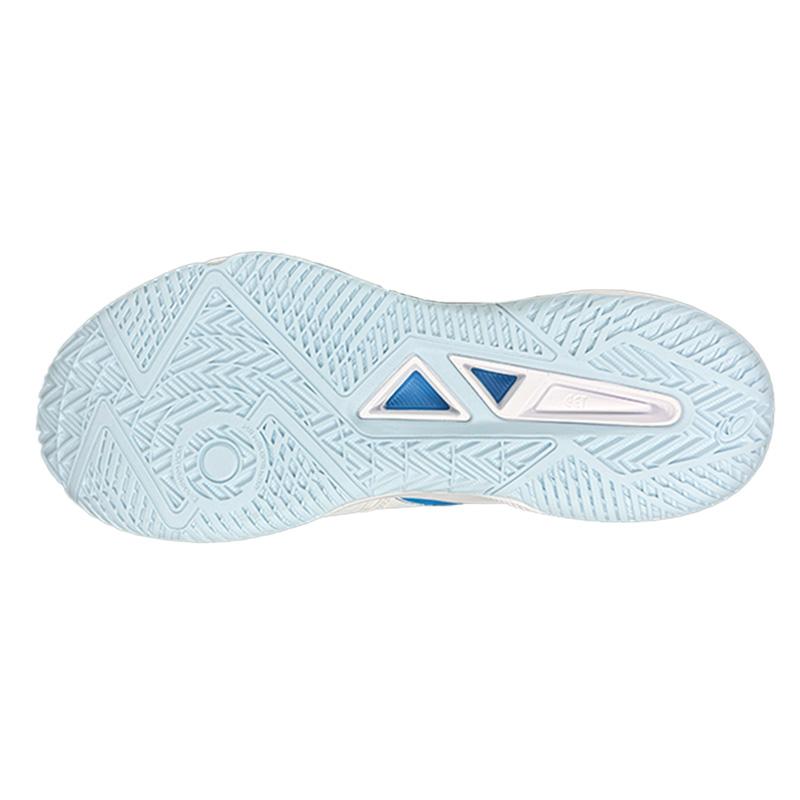 Asics Gel Tactic 12 2E Wide White Blue Coast Unisex Sneakers 1073A071-103