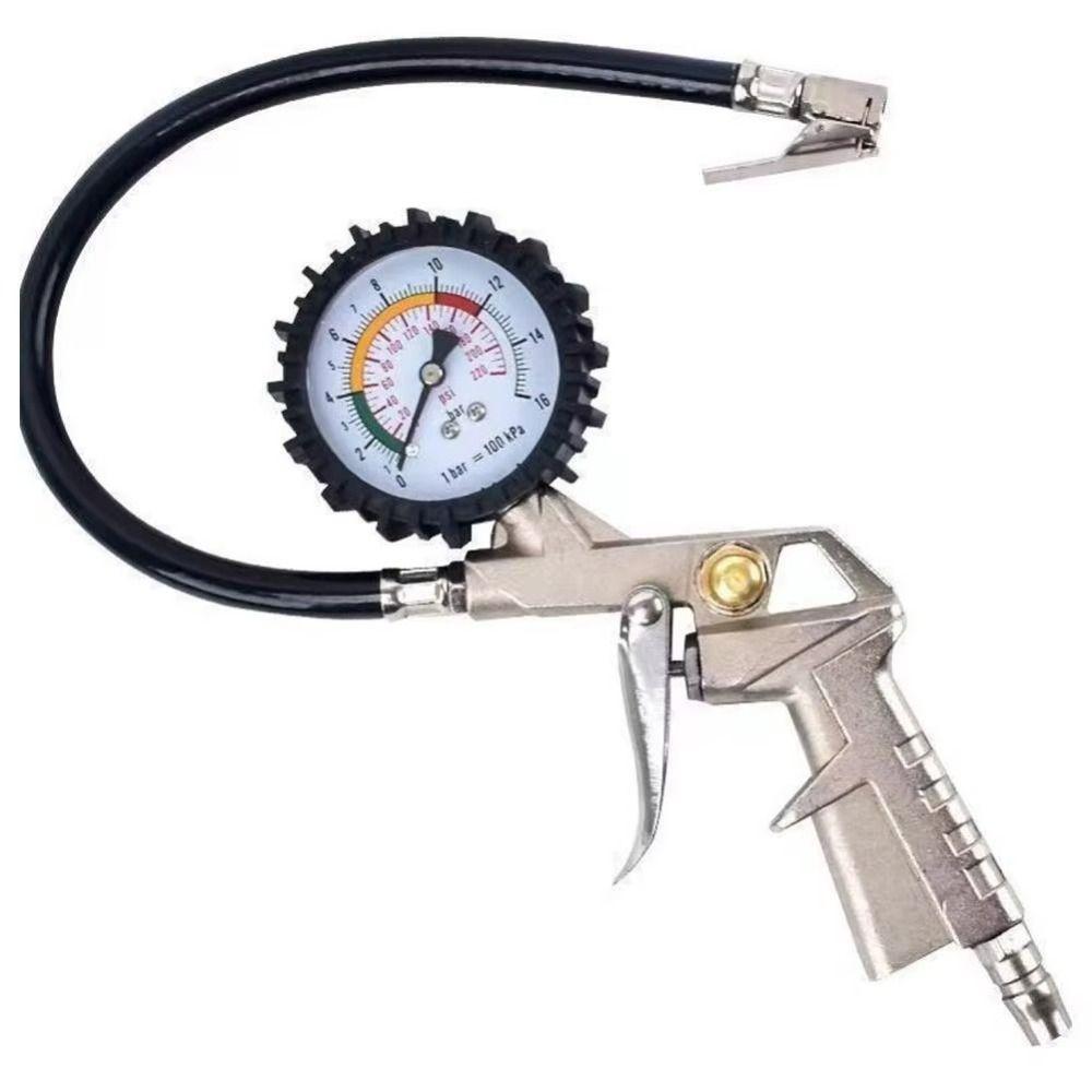 Meter Display Tire Air Pressure Gauge 0-16Bar Digital Tire Inflation Adapter  Tire Repair