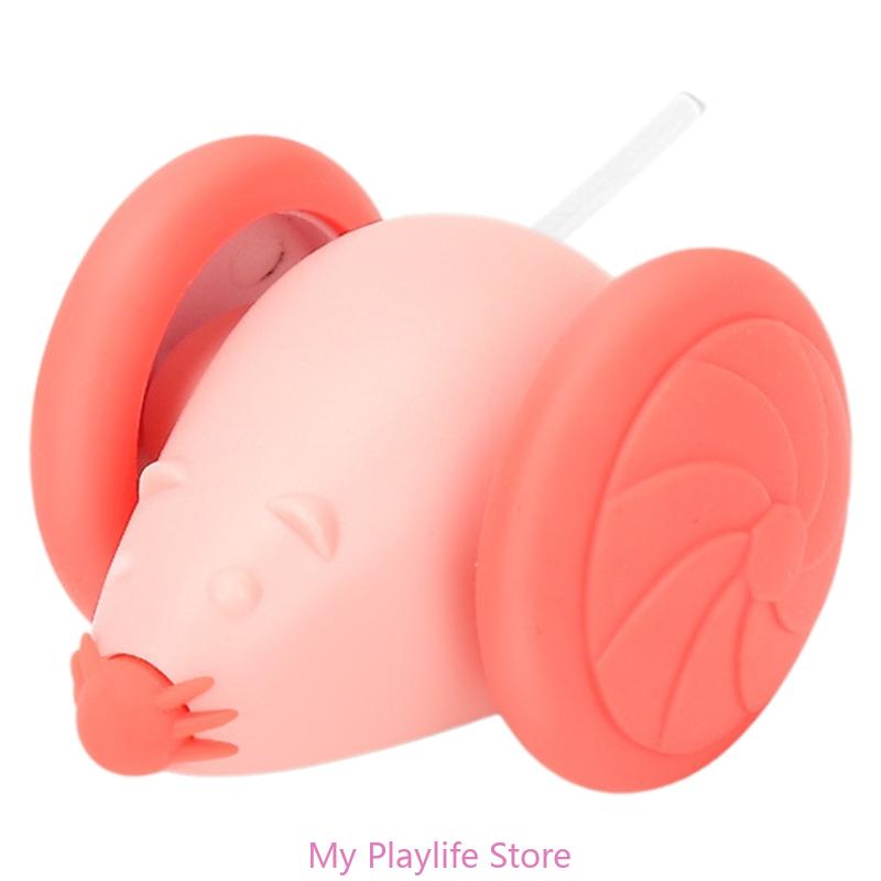 

Забавная игрушка для кошек-мышек, автоматически движущиеся игрушки для кошек, для упражнений с домашними животными, интеллектуальная игрушка для избегания препятствий для кошек розовый