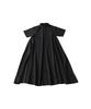 Antiqua Right Choice for Effortless Shirt Dress for Short Cardigan Concealed Button Plus Adult 05 Black Plus [antiqua] "The Days" Women, Sleeve,