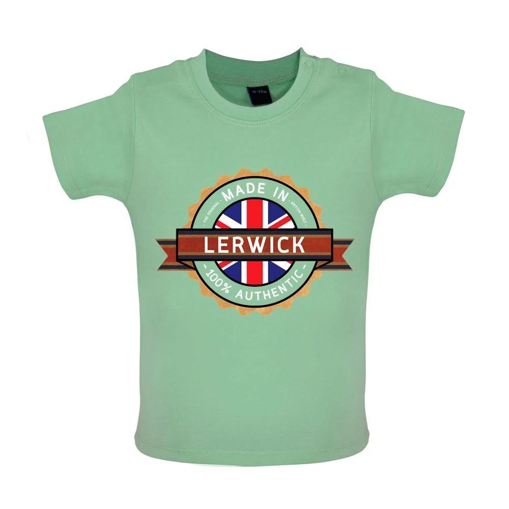 Made In Lerwick - Baby Kids Boys Girls Unisex T-Shirt / Babygrow - Town City Village Born Love Live 160