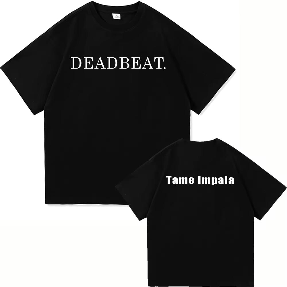 Tame Impala Deadbeat 2025 New Album Tshirt Deadbeat Tour UnisexUnisex Clothing Harajuku High Quality Clothes Cotton Tshirts