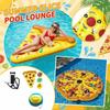 Pizza Inflatable Floating Summer Adult Water Chair Colorful Entertainment Floating Bed Swimming Pool Mounts Swimming
