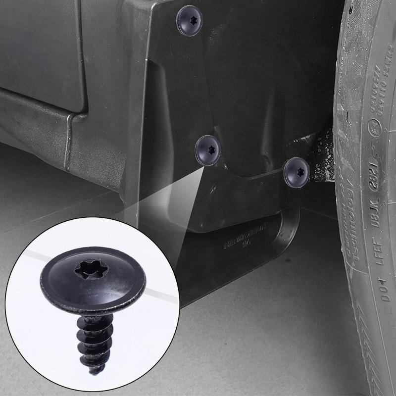 Car Body Screws Mudguard N90974701 for VW Golf Metal Self Tapping Screw Rivet Black Fastener Bolt Cross Self Tapping Phillips