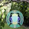 10 Inch Hanging Wind Spinner with 360 Degree Hook for Balcony Garden Decor Spring Summer Outdoor DecorationMetal Wind Chimes for Home Decor