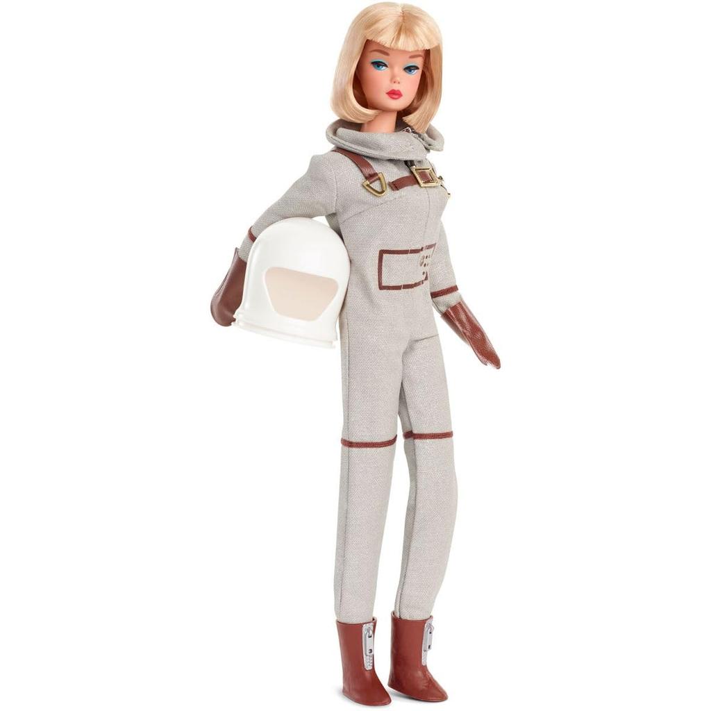 Barbie Astronaut 1965 Reprint Miss Astronaut 1965 Signature Gold Barbie Ages 14 and JBJ48 Doll, Beige, Up,