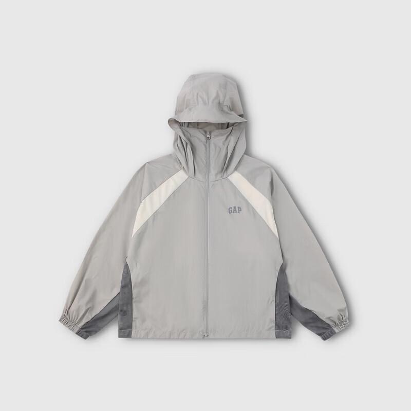 GAP Boys' Sun-Protective Water-Repellent Hooded Jacket