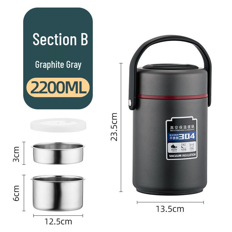 

ZhiShi 304 Stainless Steel Multi-layer Insulated Food Container