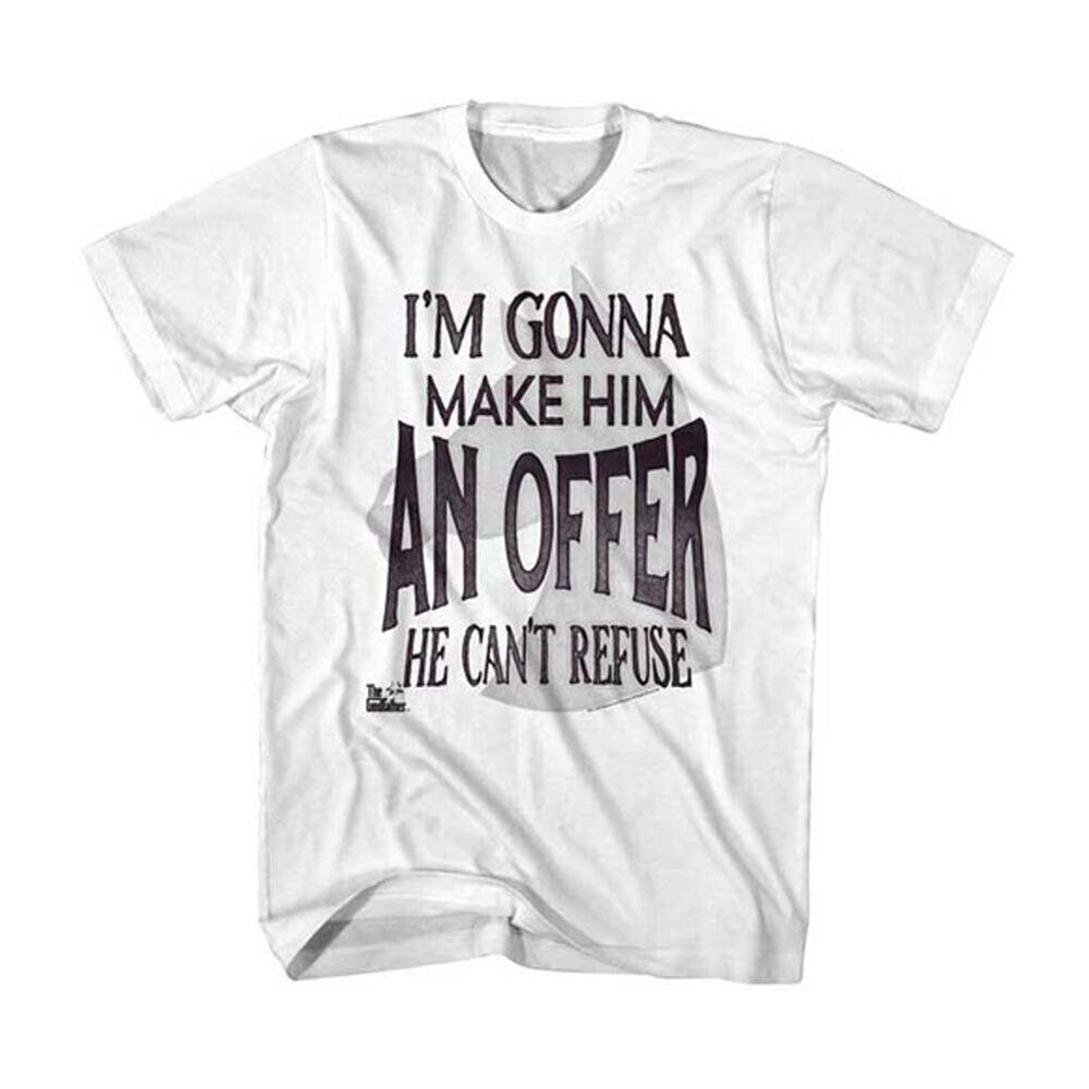 

Белая футболка унисекс Godfather Swirleh