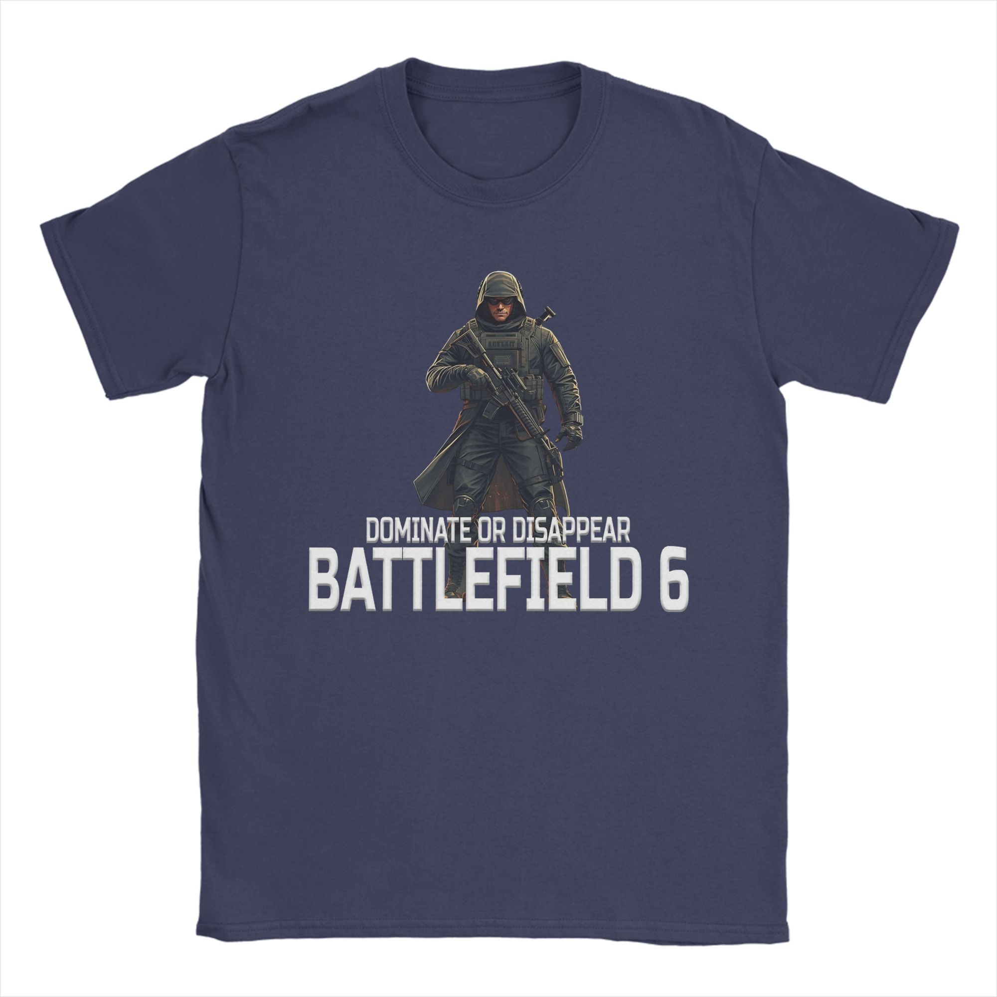 

Battlefield 6 Funny Games BF6 Outfit Unisex T Shirt Cotton Tee Graphic Printing T-shirt Clothes L