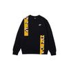 Nike Custom  Sports Warm Trendy Silk Embroidered Versatile Letter Logo Crewneck Sweatshirt Unisex Sweatshirt Black BV2667-010(TEAM702-A1)