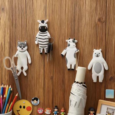 Soft Cute Cartoon Punch-free Toilet Kitchen Paste Strong Hook