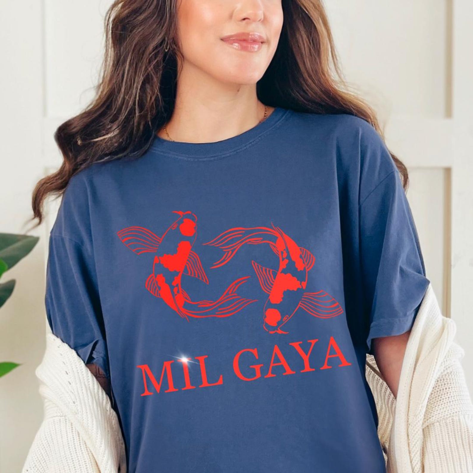 Koi Mil Gaya Bollywood Tee | Desi merch, India themed shirts, Funny desi shirts, Bollywood pun, Koi Fish 2XL