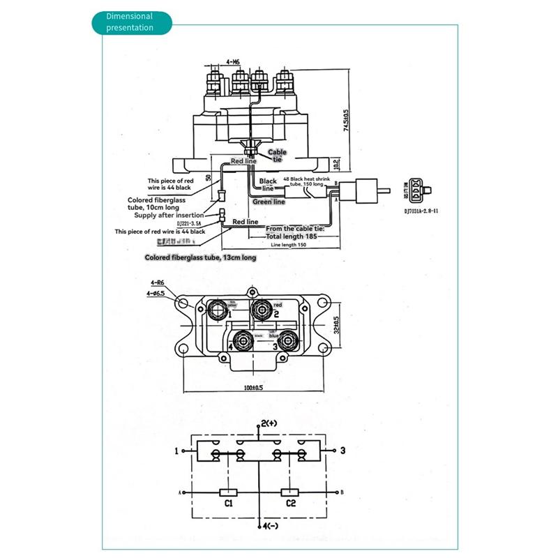 A51K-12V 300A Electric Winch Relay 4300 Winch Relay For ATV