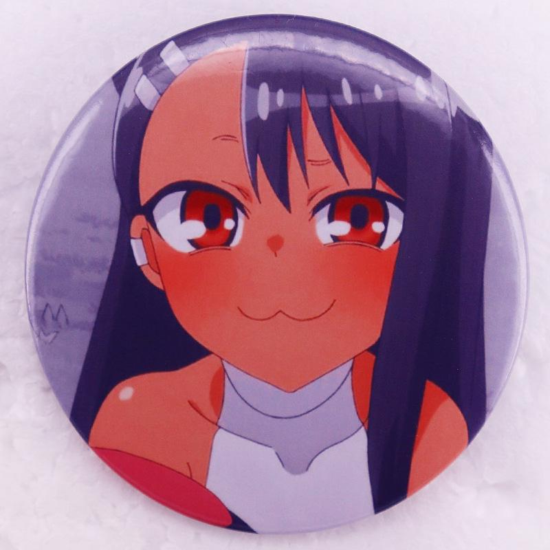 Nagatoro-san Anti-Bullying Tin Badge белый