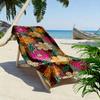Floral Pattern Colorful Beach Towel Beach Towel Quick-drying for Travel Outdoor Sports Jogging Beach and Swimming