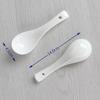Pure White Ceramic Small Spoon