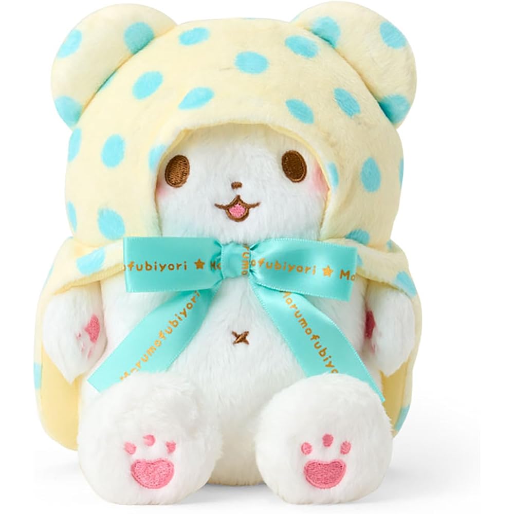 Sanrio Marumo Fubiyori Plush Toy Logo Ribbon Character Award 2nd Edition Age 3 and Up