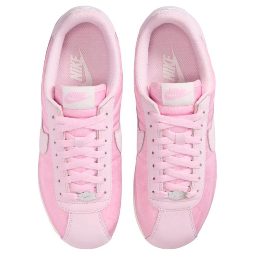 Nike Cortez Pink Foam Floral Women Sneakers Soft-Pearl Summit-White HM8286-600