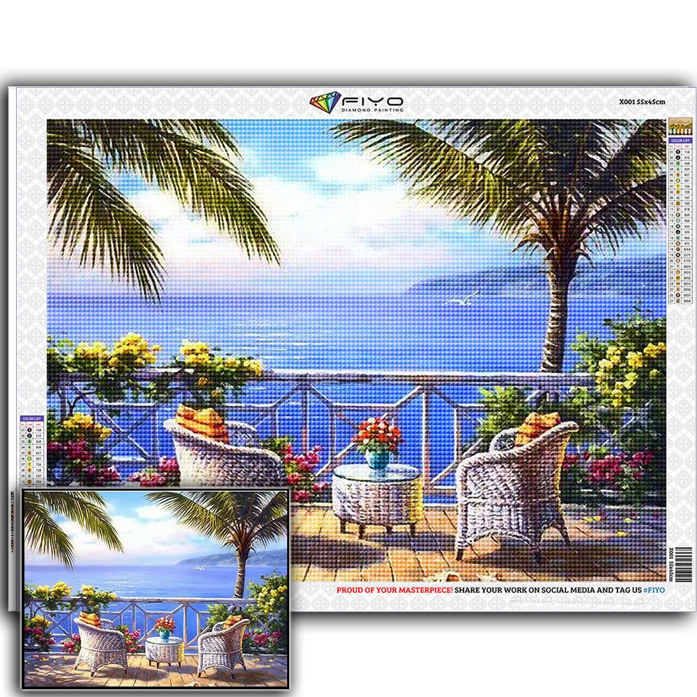 5D Diamond Art Painting Village Handmade Gift Broderie cu diamante cu punct de cruce Animal Mozaic Iarna Cadou de Craciun