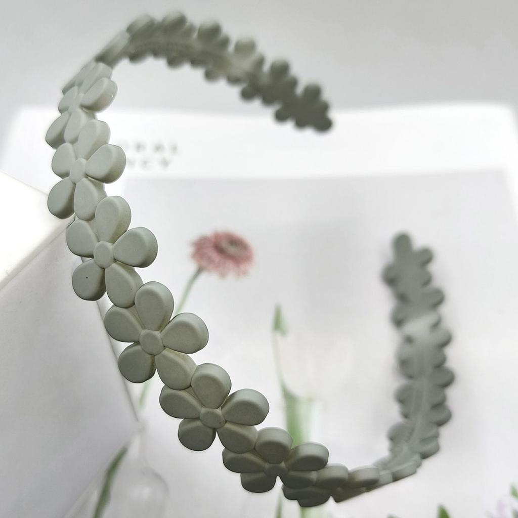 Colorful Flower Hair Hoop Girl Sweet Cute Broken Bangs Hairband For Children Daily Party Dress Up Hair Accessories Gift