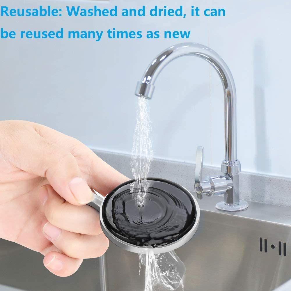 Removable Easy To Install Heavy-Duty Suction Cup Hooks Bathroom Shower Chrome-Plated Organization