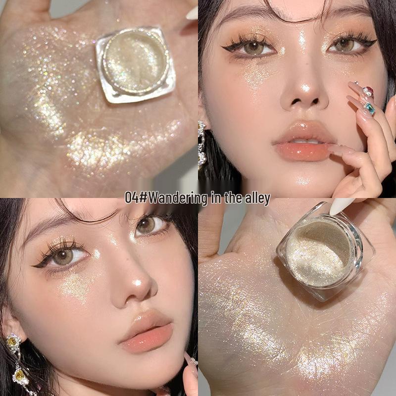 Jelly Liquid Single-Color Eyeshadow: Burst Flash Highlight, Super Flash Pearl Glitter