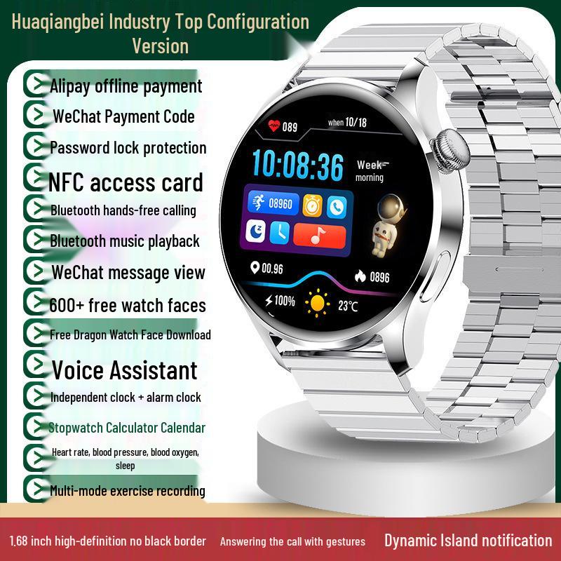 GT5Pro Smartwatch: Multifunctional Men's & Women's NFC Edition with Call Answering