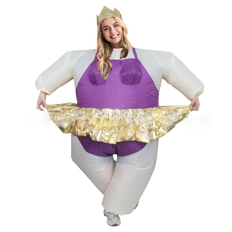 Fun Inflatable Costumes For Adults In Various Colors Perfect For Halloween Events