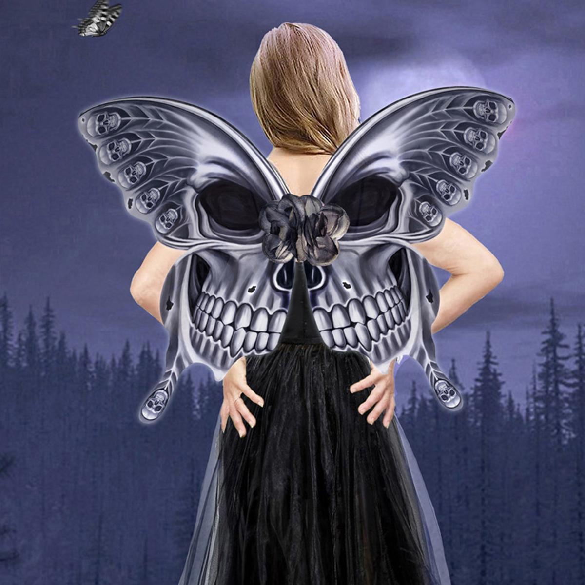 

Новые крылья бабочки на Хэллоуин Элегантная атмосфера вечеринки КОСПЛЕЙ Платье Способ чёрный