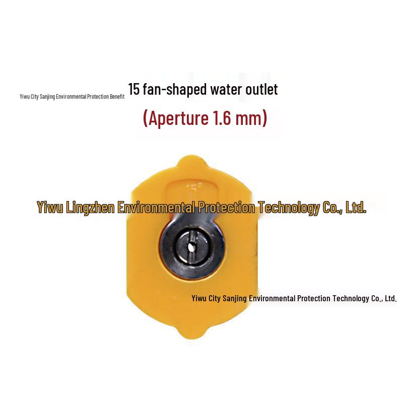 Anlush Adjustable High-Pressure Washer Nozzle Set (0°, 15°, 25°, 40°) for Jet and Fan Cleaning