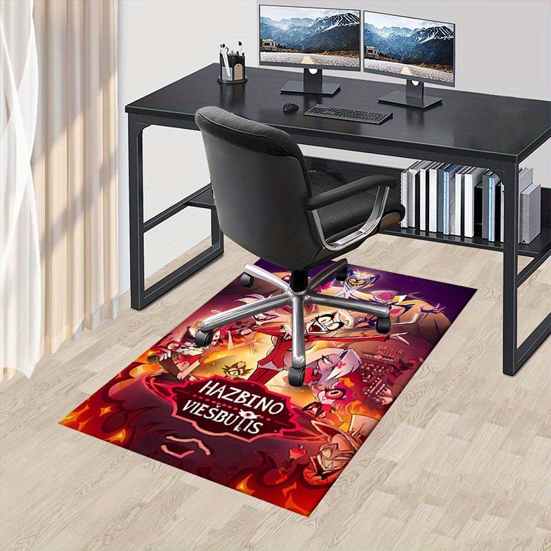1pc Hazbin Hotel, Demon Hunter, Cartoon Network Office Carpet Soft Polyester Entrance Carpet Washabl